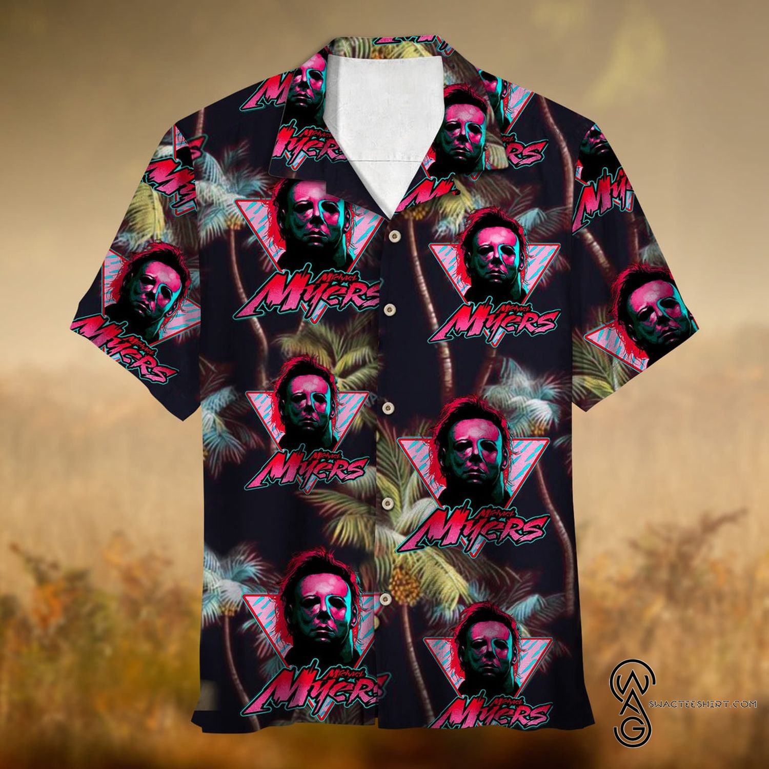 [Top Trending] Michael Myers Halloween Casual Summer Beach Full Printing Hawaiian Shirt